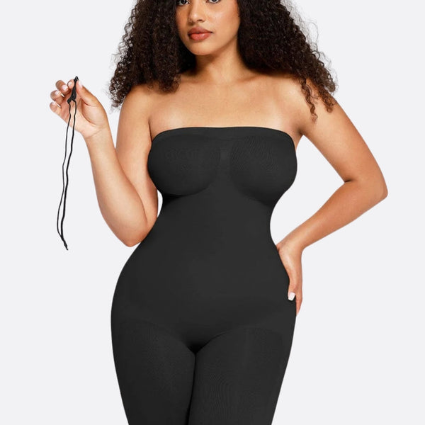 Strapless and Seamless Full Bodysuit Shapewear.